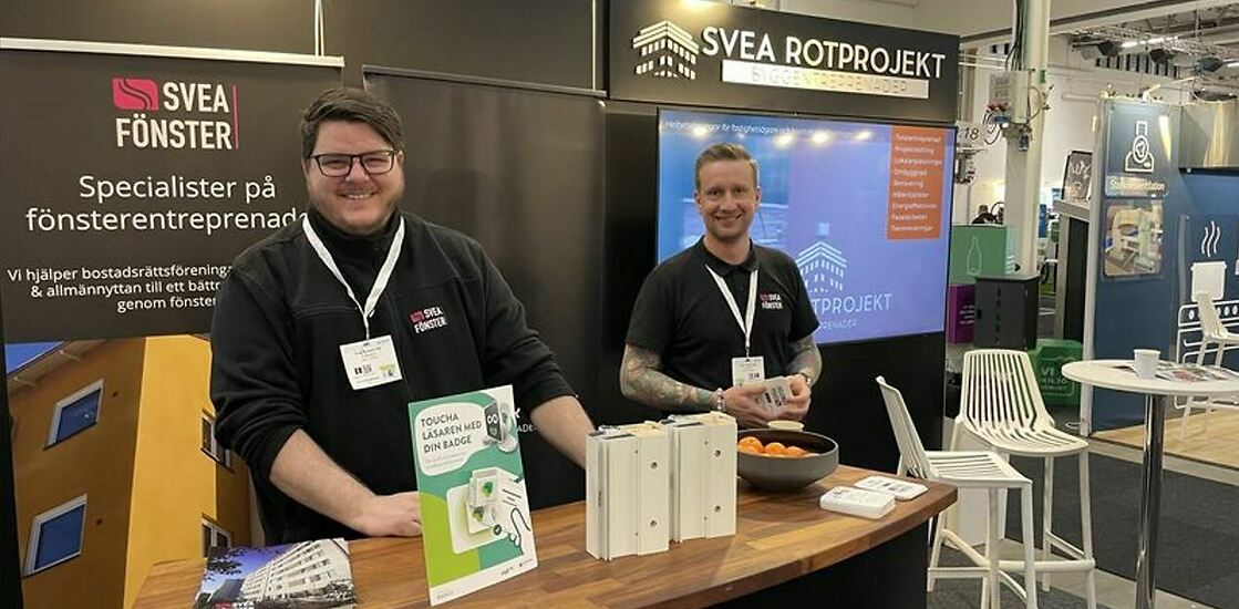 Teamet på Svea Fönster vid gemensamt projektmöte