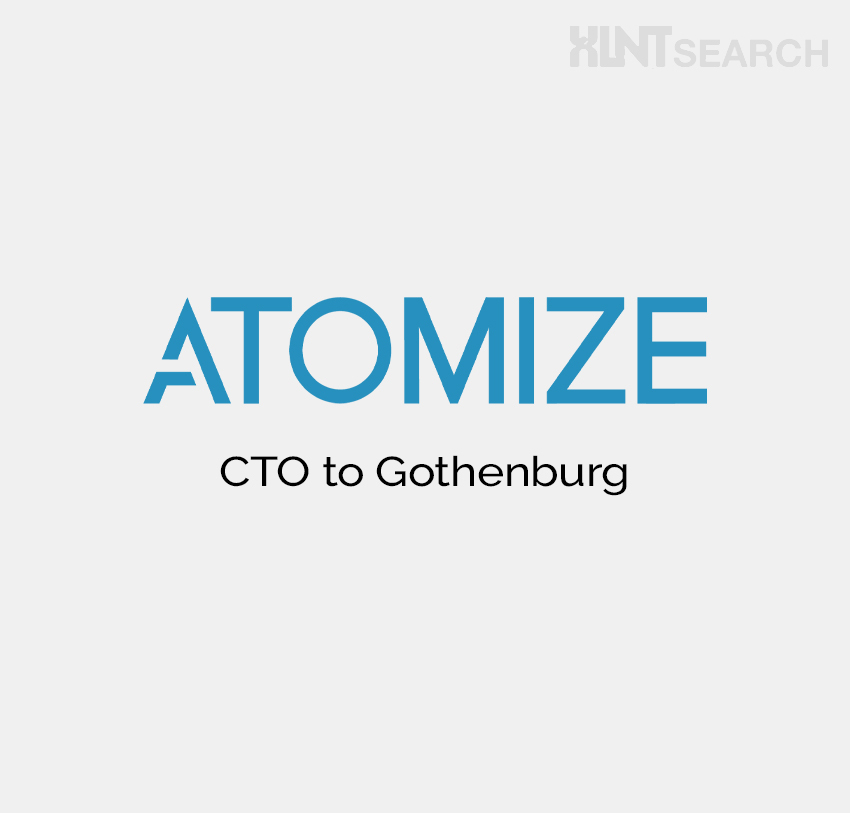New assignment: CTO to ATOMIZE in Gothenburg