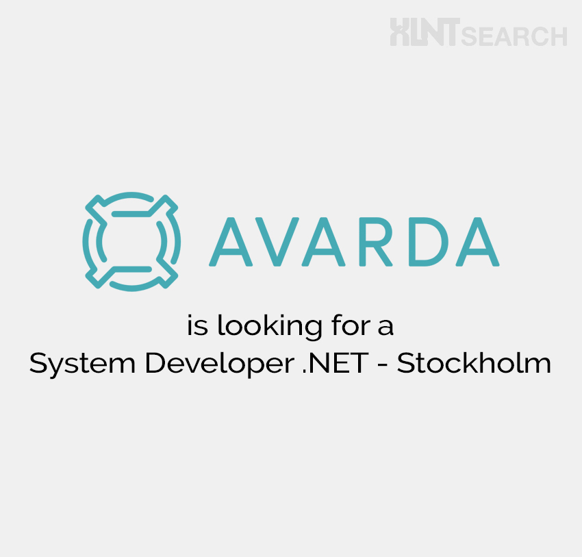 Avarda is looking for a System Developer .NET – Stockholm